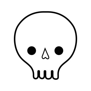 satır kafatası tehlike sembolü uyarı uyarı vektör çizim için