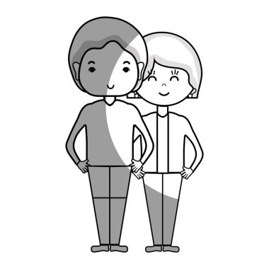 saç tasarım vektör çizim ile birlikte güzellik çift hat