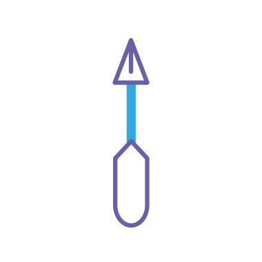 siluet grafik ok öğe işaretçisini stil vektör çizim ile