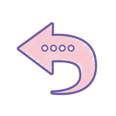 ok sembol simge mobil işareti illüstrasyon vektör