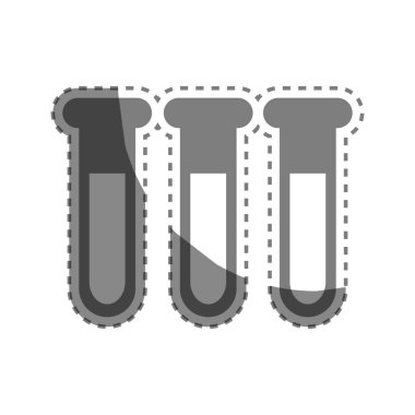 siluet kan klinik analiz bağış, vektör çizim