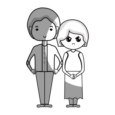 saç tasarım vektör çizim ile birlikte güzellik çift hat