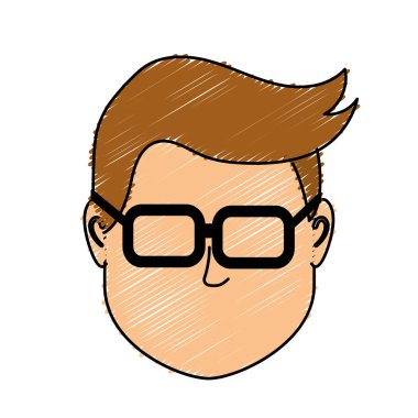 Varsayılan avatar adam sosyal Kullanıcı vektör çizim için