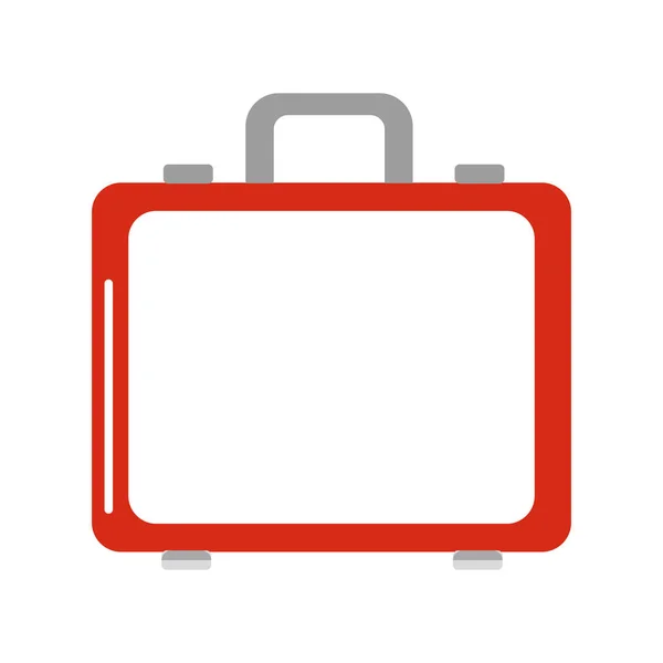 Κόκκινο Κουτί Πρώτων Βοηθειών Έκτακτης Ανάγκης Εικονογράφηση Διάνυσμα — Διανυσματικό Αρχείο