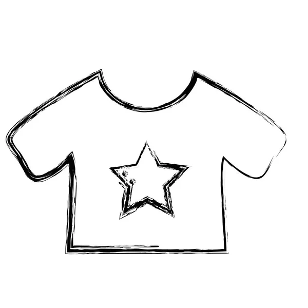 Σχήμα Shirt Και Κλωστοϋφαντουργίας Ρούχα Μωρό Διανυσματικά Εικονογράφηση — Διανυσματικό Αρχείο