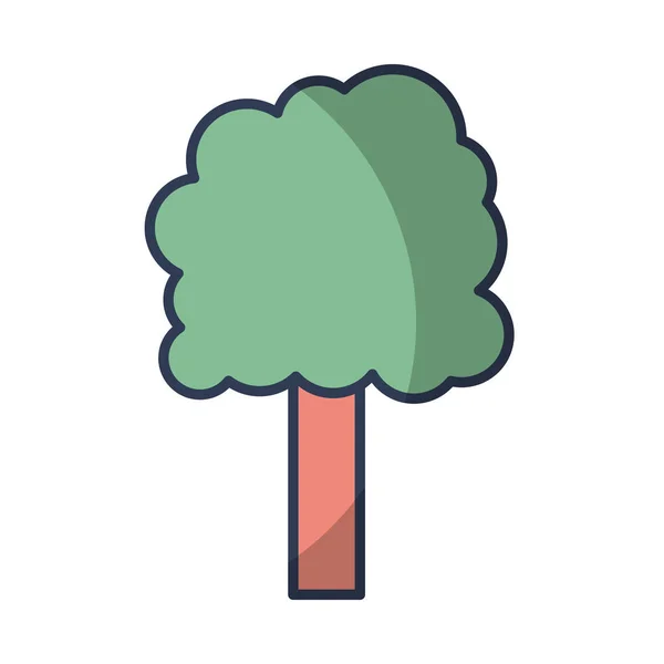 Ecologia Árvore Cuidado Meio Ambiente Ícone Vetor Ilustração —  Vetores de Stock