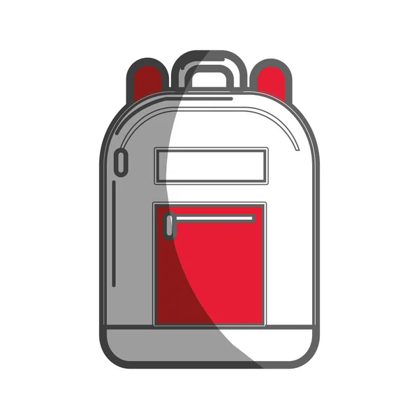 Rucksack Werkzeug Zum Speichern Und Studieren Vektor Illustration — Stockvektor