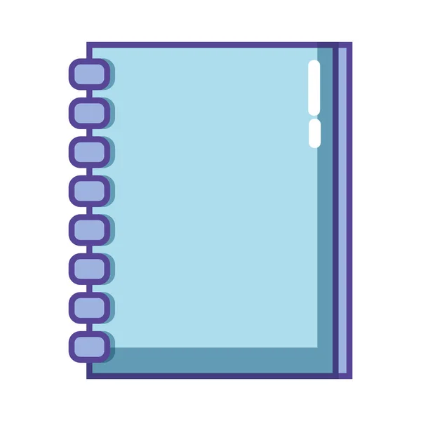 Cuaderno Papeles Diseño Objetos Para Escribir Ilustración Vectorial — Archivo Imágenes Vectoriales