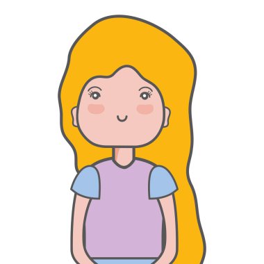 güzellik kadın saç modeli tasarım vektör çizim ile