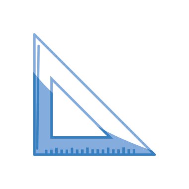 üçgen Cetvel aracı çalışmaya, vektör çizim tasarım