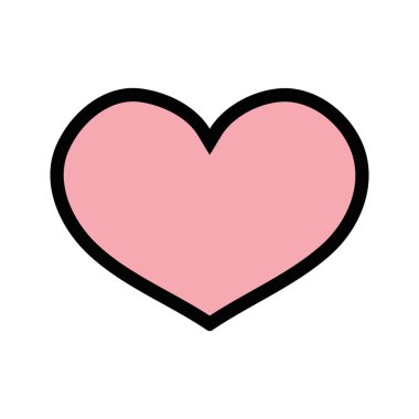 aşk simge tasarlamak vektör kalp sembolü