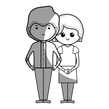 saç tasarım vektör çizim ile birlikte güzellik çift hat