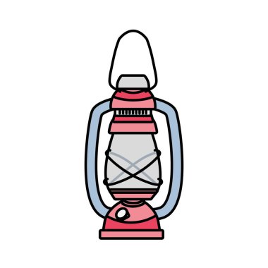 eski lamba el retro tarzı vektör çizim