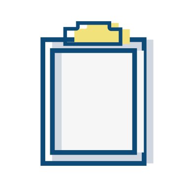 tıbbi reçete ve onay listesi öğesi vektör çizim