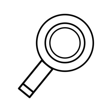 satır Büyüteç arama ve arama bilgi vektör çizim için