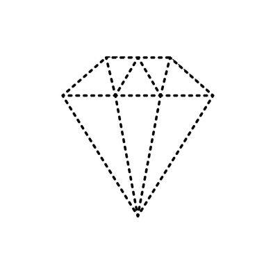 noktalı şekil güzellik elmas moda aksesuar tasarlamak vektör