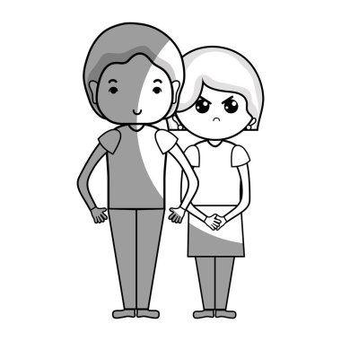 saç tasarım vektör çizim ile birlikte güzellik çift hat