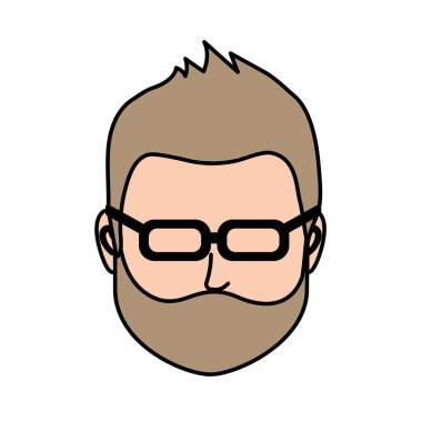 Varsayılan avatar adam sosyal Kullanıcı vektör çizim için