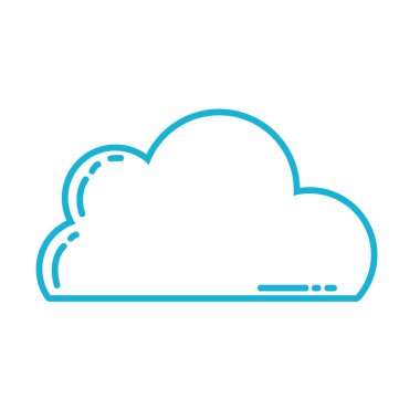 satır güzel bulut doğal hava tasarlamak vektör