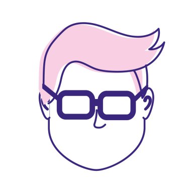 Varsayılan avatar adam sosyal Kullanıcı vektör çizim için