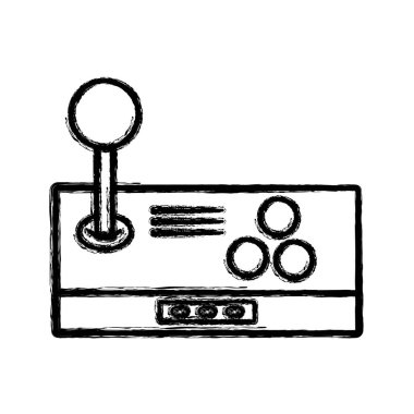 video oyunu konsolu gerizekalı kontur ve vektör çizim zevk