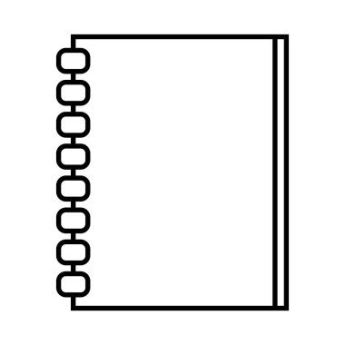 satır defter kağıtları vektör çizim yazmak için tasarım nesne