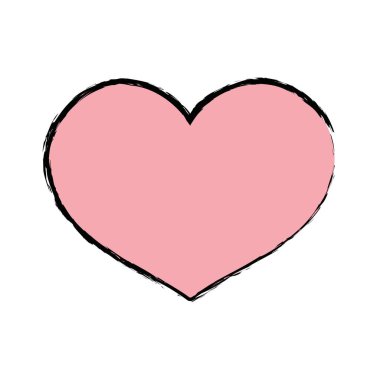 aşk simge tasarlamak vektör kalp sembolü