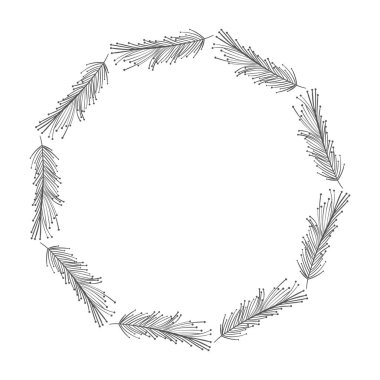 rustik tüyler dekorasyon tasarım, görüntü illüstrasyon vektör