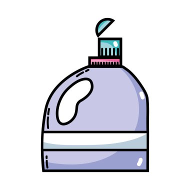 güzel yumuşatıcı şişe stil tasarlamak vektör