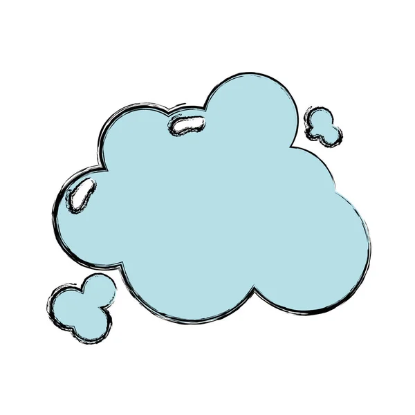 Clouds Design Natural Weather Vector Illustrtion — Stock Vector