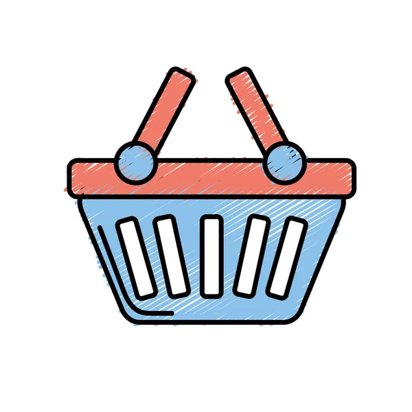 Alışveriş Sepeti simgesini simge vektör çizim satın almak