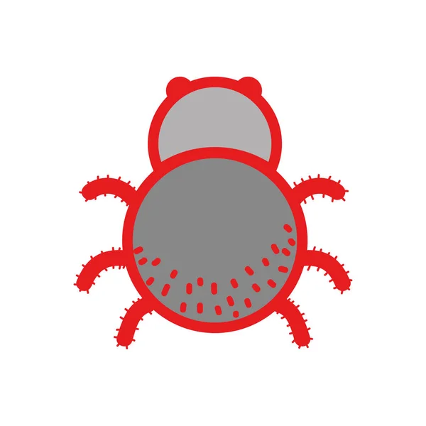 spider insect animal and dangerous symbol icon vector illustration