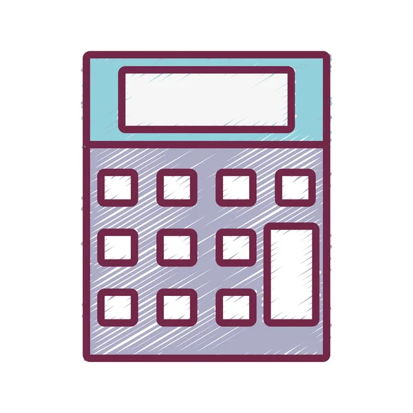 Technologie Calculator Tool Rekening Economie Vectorillustratie — Stockvector