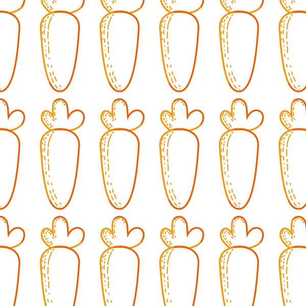 siluet lezzetli taze havuç sebze beslenme arka plan vektör çizim