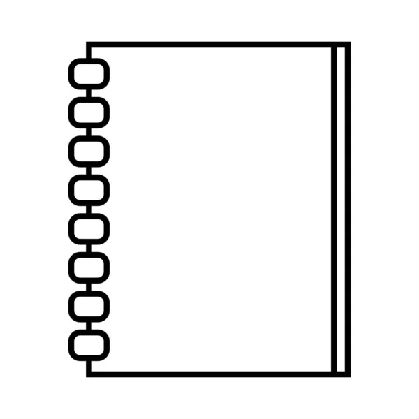 线笔记本纸对象设计写向量例证 — 图库矢量图片