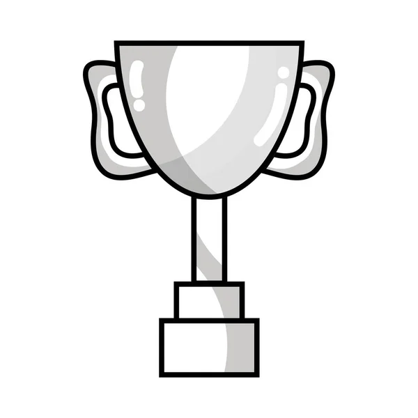 Γραμμή Κύπελλο Βραβείο Σύμβολο Νικητή Του Διαγωνισμού Παιχνίδι Διανυσματικά Εικονογράφηση — Διανυσματικό Αρχείο