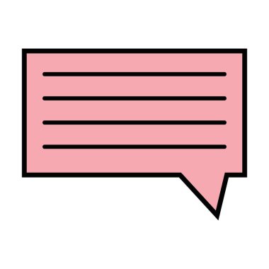 sohbet kabarcık grafik metin iletisi vektör çizim