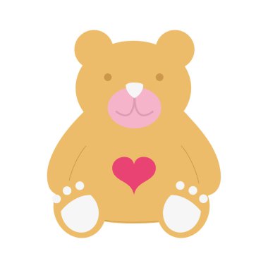 güzel bir oyuncak ayı oyuncak oyun vektör illustraton için