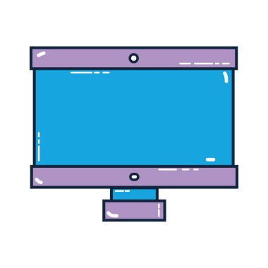 bilgisayar teknolojisi elektronik bilgi vektör çizim ile