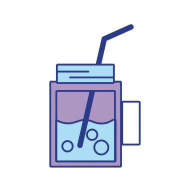 ferahlık içecek sıcak gün güneş vektör çizim