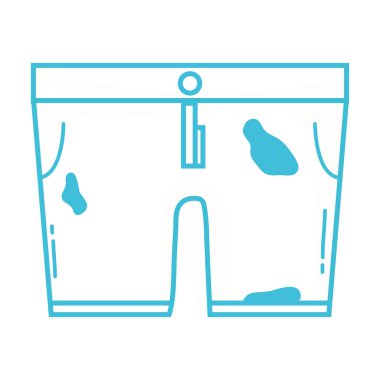 satır pis şort tarzı simge vektör tasarlamak