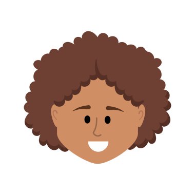 Avatar kadın başına sosyal Kullanıcı vektör çizim