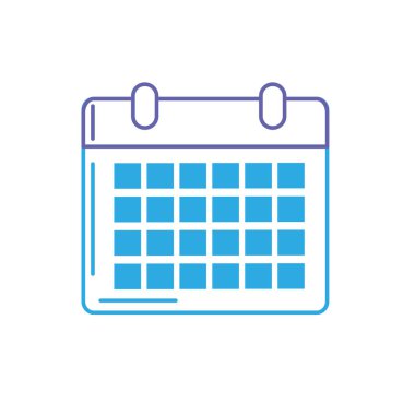 satır takvim organizar önemli olaylar illüstrasyon vektör için