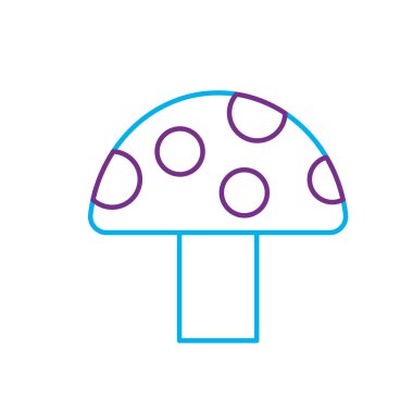 satır sebze fungust doğal ve organ bitki illüstrasyon vektör