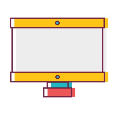 bilgisayar teknolojisi elektronik bilgi vektör çizim ile