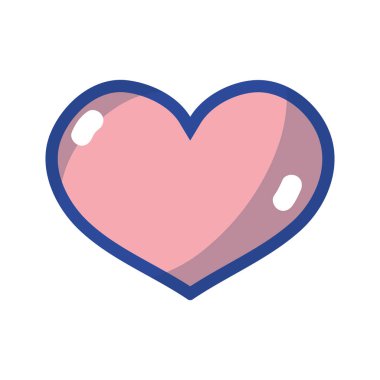 aşk simge tasarlamak vektör kalp sembolü