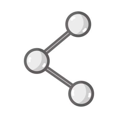 gri tonlamalı paylaşmak sosyal medya ağ bağlantısı vektör çizim ile