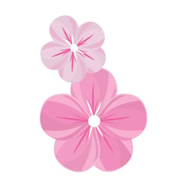 yaprakları dekorasyonu, vektör çizim tasarımı ile güzel çiçekler