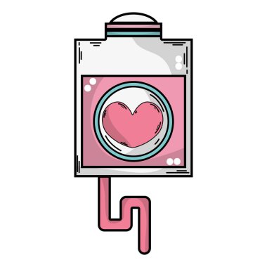 kan bağışı şırınga tranfusion araçları vektör çizim ile