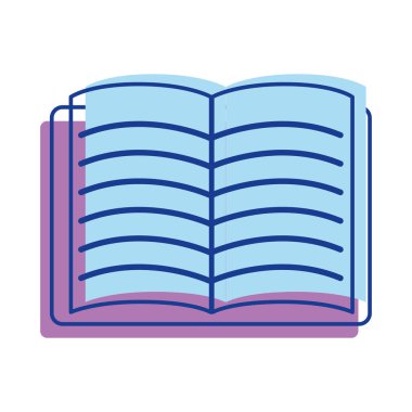 öğrenci yarıyıl Not Defteri simgesini, vektör çizim çalışmaya açık